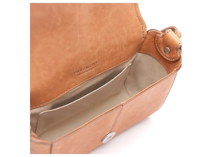 Givenchy Borsa a tracolla e borsa a spalla Obsedia in pelle di agnello argento Marrone - vista 17