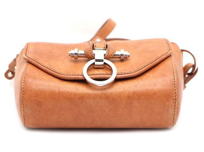 Givenchy Borsa a tracolla e borsa a spalla Obsedia in pelle di agnello argento Marrone - vista 7