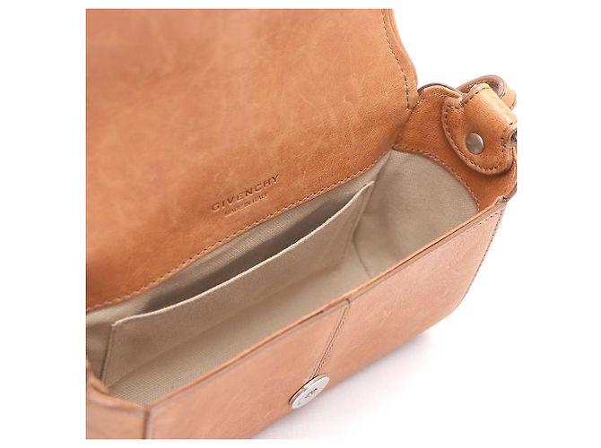 Givenchy Borsa a tracolla e borsa a spalla Obsedia in pelle di agnello argento Marrone - vista 8