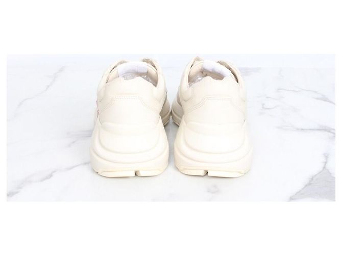 Gucci Sneakers con logo Apple in ottone Bianco - vista 6