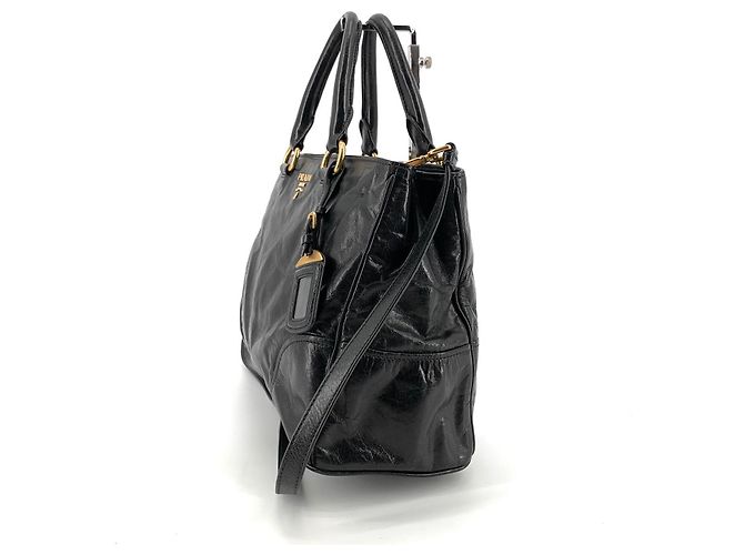 Prada Sac cabas et sac à bandoulière Vitello Shine Way Noir - vue 3