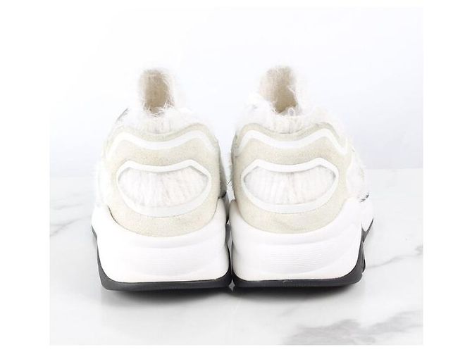 Chanel Strick-Sneaker Weiß - Ansicht 4