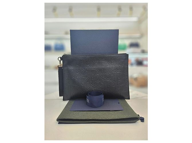 Dior Pochette Clutch Gravity da uomo Nero - vista 10