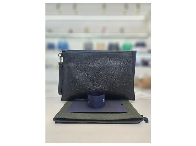 Dior Pochette Clutch Gravity da uomo Nero - vista 11