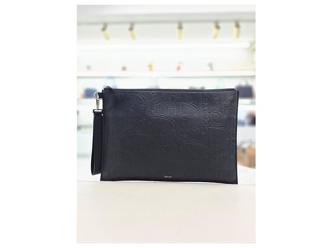 Dior Pochette Clutch Gravity da uomo Nero - vista 9