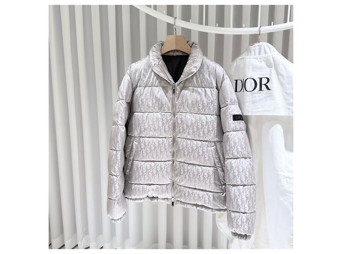 Dior Oblique Steppjacke Silber - Ansicht 2