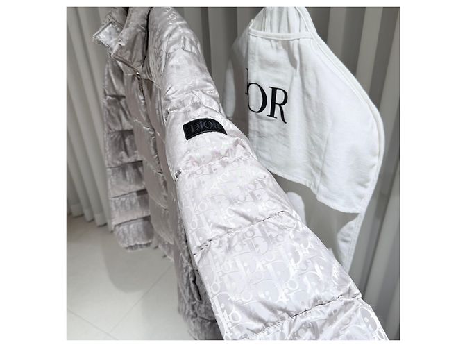 Dior Oblique Steppjacke Silber - Ansicht 4