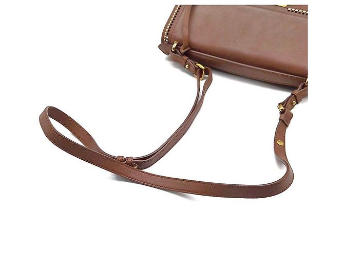 Salvatore Ferragamo Borsa a mano e a spalla Eileen Stitch Marrone - vista 5
