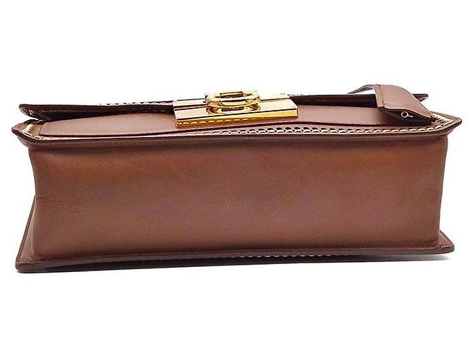 Salvatore Ferragamo Borsa a mano e a spalla Eileen Stitch Marrone - vista 7