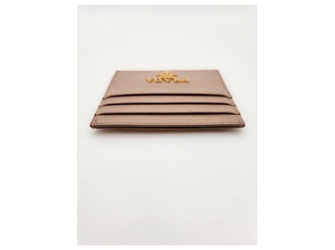 Prada Tarjetero Saffiano Naranja - vista 10