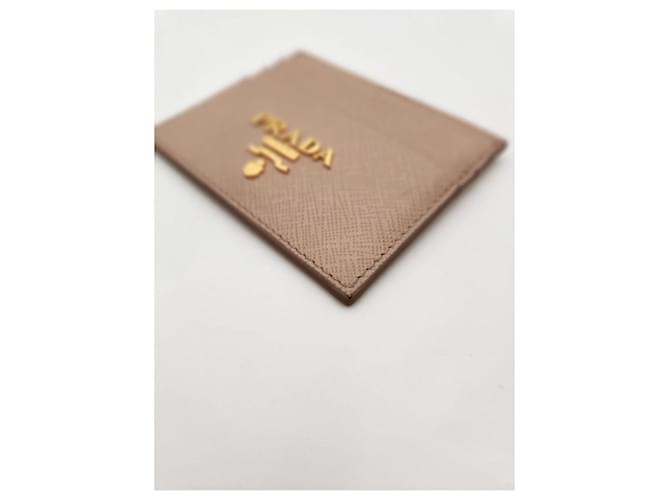 Prada Tarjetero Saffiano Naranja - vista 8