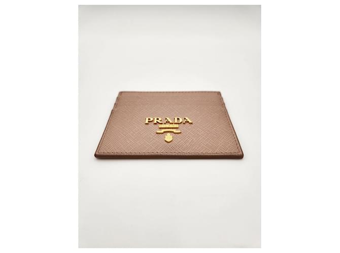 Prada Tarjetero Saffiano Naranja - vista 9