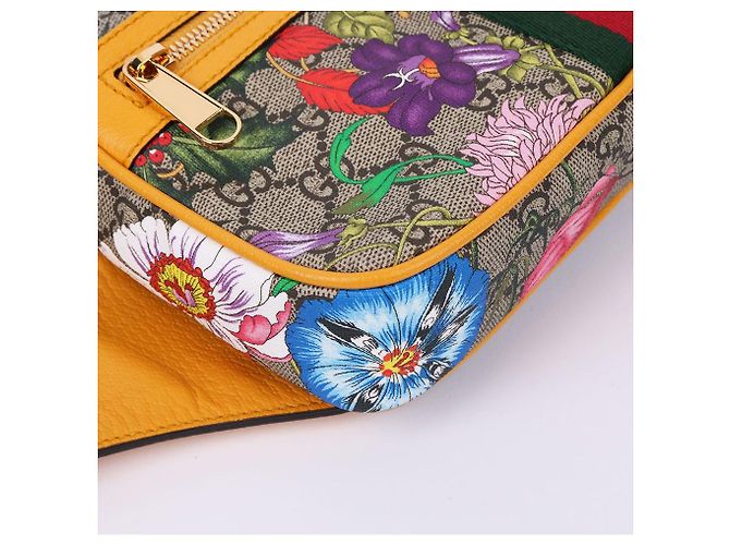 Gucci Borsa a tracolla floreale gialla Giallo - vista 10