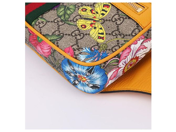 Gucci Borsa a tracolla floreale gialla Giallo - vista 11