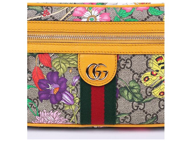 Gucci Borsa a tracolla floreale gialla Giallo - vista 2
