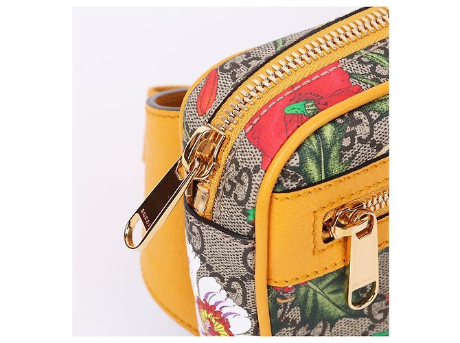 Gucci Borsa a tracolla floreale gialla Giallo - vista 8