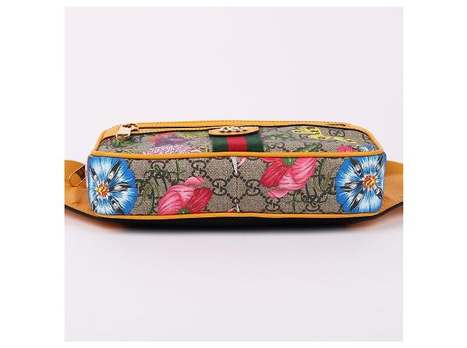 Gucci Borsa a tracolla floreale gialla Giallo - vista 9