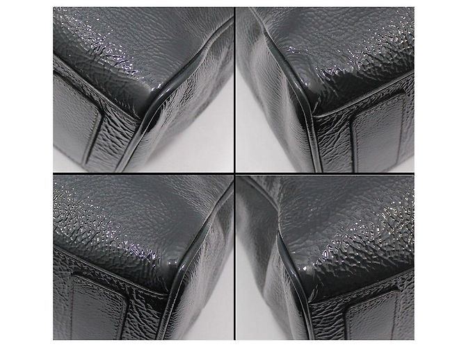Mulberry Borsa a tracolla Nili in vernice grigio scuro e oro Marrone - vista 6