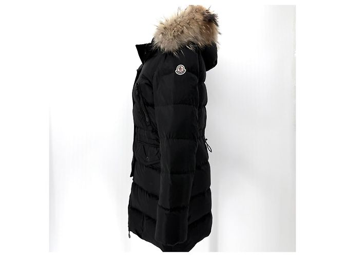 Abrigo largo Moncler Fragon de piel de mapache - vista 4