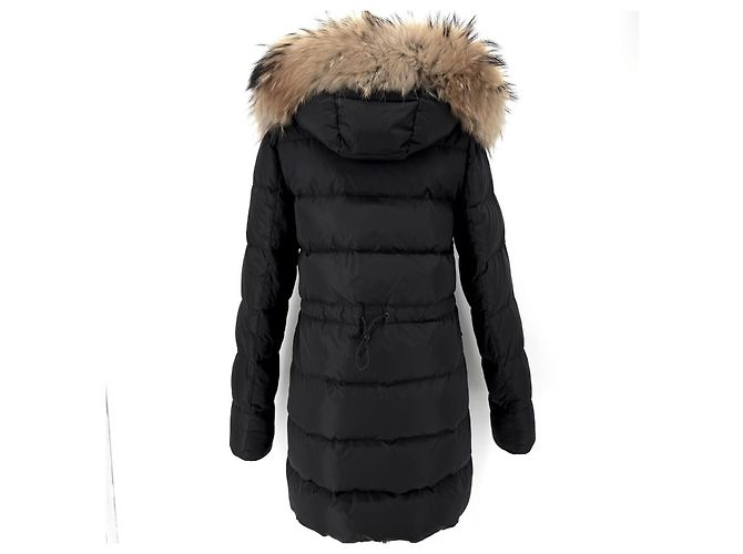 Abrigo largo Moncler Fragon de piel de mapache - vista 6