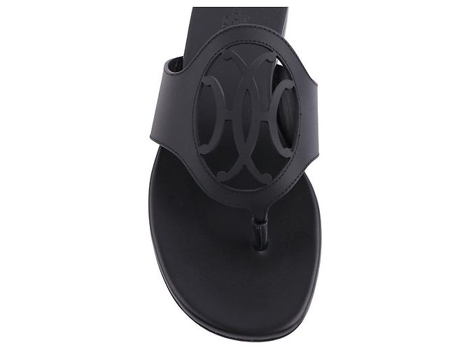 Hermès Mage Sandalen für Damen Schwarz - Ansicht 11