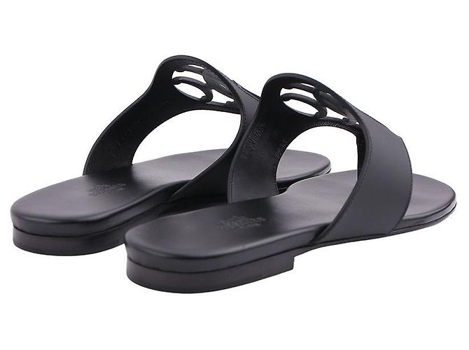 Hermès Mage Sandalen für Damen Schwarz - Ansicht 9