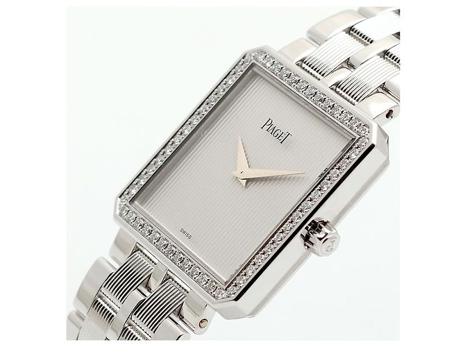 Piaget Vintage Protocol White Gold Large Men's Watch Diamond - view 10