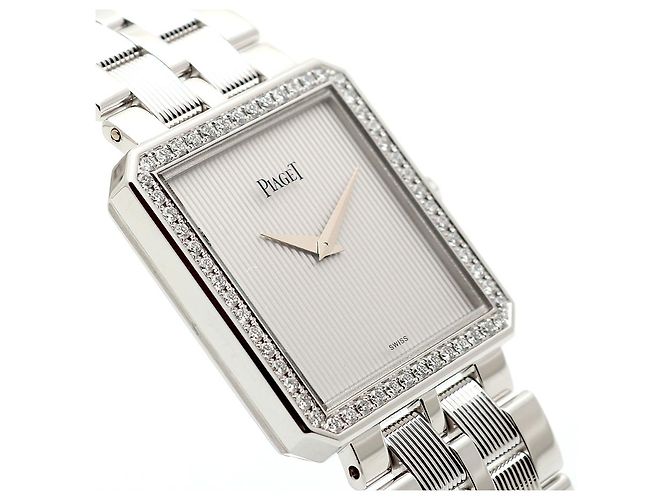 Piaget Vintage Protocol White Gold Large Men's Watch Diamond - view 11