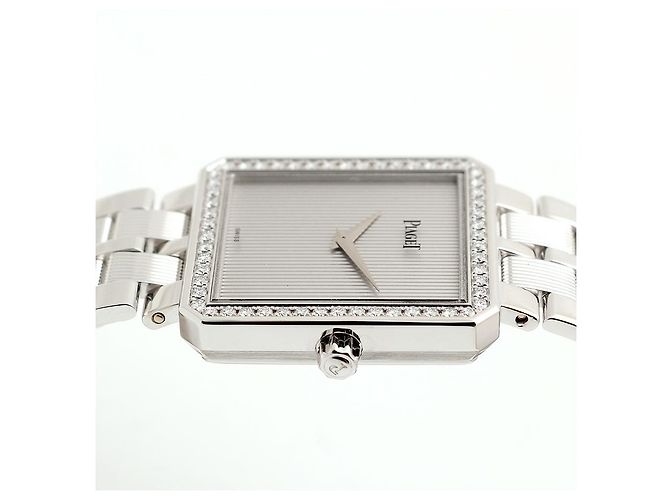 Piaget Vintage Protocol White Gold Large Men's Watch Diamond - view 12