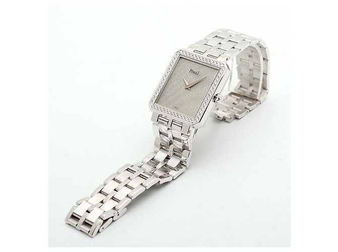 Piaget Vintage Protocol White Gold Large Men's Watch Diamond - view 14