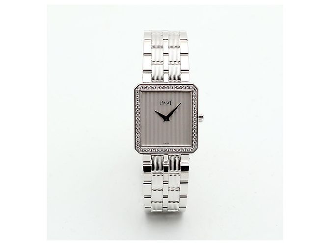 Piaget Vintage Protocol White Gold Large Men's Watch Diamond - view 16