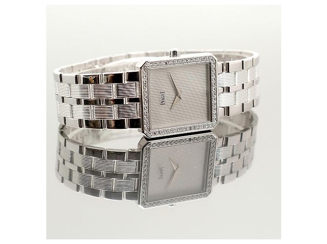 Piaget Vintage Protocol White Gold Large Men's Watch Diamond - view 20