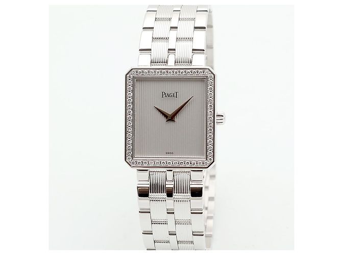 Piaget Vintage Protocol White Gold Large Men's Watch Diamond - view 8