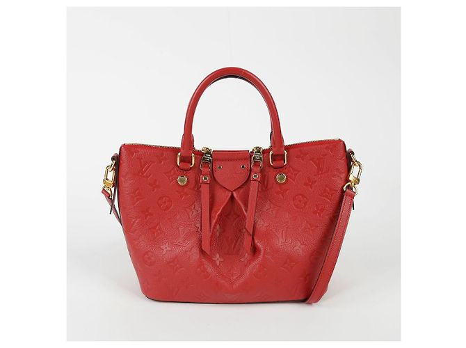 Louis Vuitton Tote e borsa a tracolla Majareng Émpreinte Monogram Red PM Rosso - vista 2