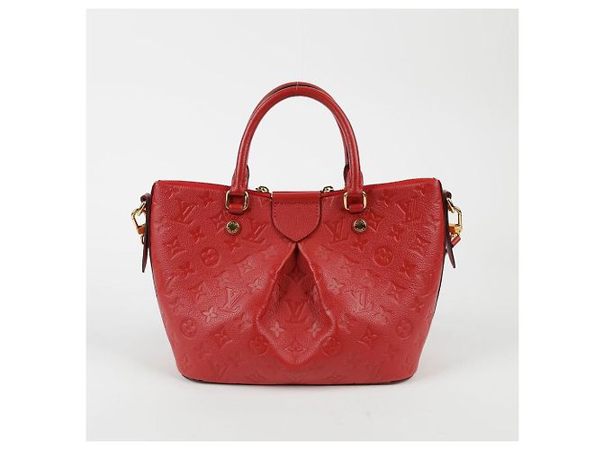 Louis Vuitton Tote e borsa a tracolla Majareng Émpreinte Monogram Red PM Rosso - vista 4