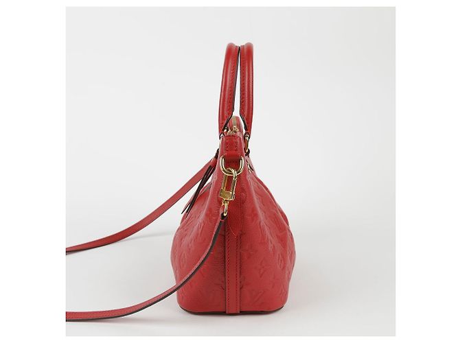 Louis Vuitton Tote e borsa a tracolla Majareng Émpreinte Monogram Red PM Rosso - vista 5