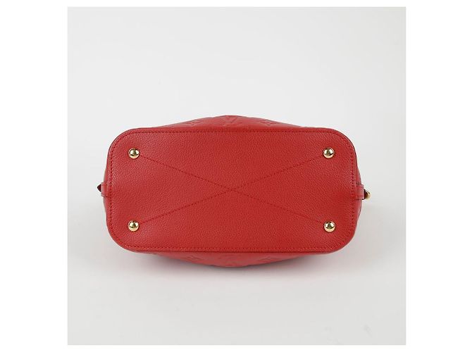 Louis Vuitton Tote e borsa a tracolla Majareng Émpreinte Monogram Red PM Rosso - vista 6