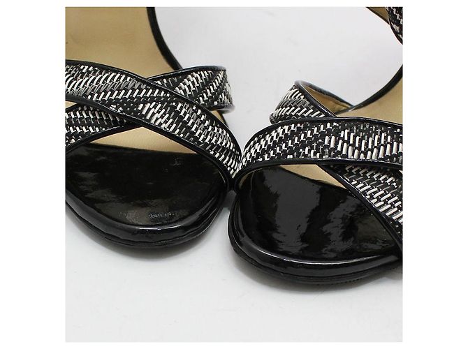 Jimmy Choo Sandali con tacco alto a punta aperta Nero - vista 5