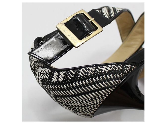 Jimmy Choo Sandali con tacco alto a punta aperta Nero - vista 8
