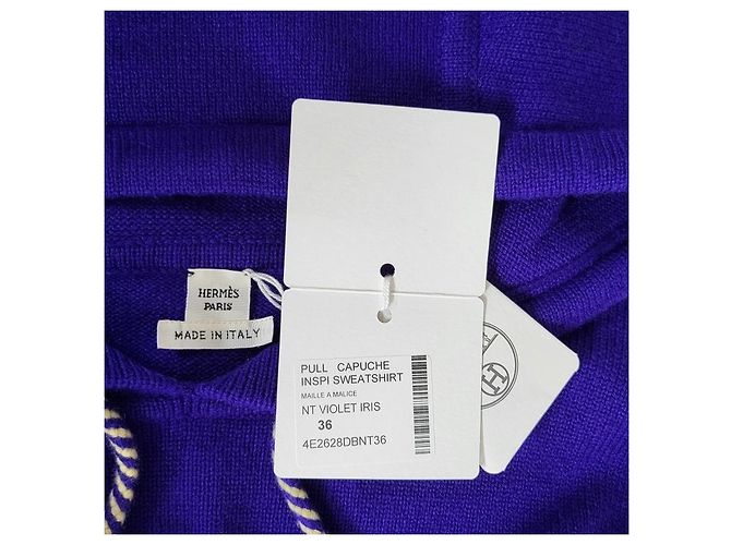 Hermès Kapuzenpullover mit langen Ärmeln aus Kaschmir mit lustigem Eiscreme-Motiv Mehrfarben - Ansicht 10