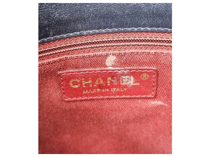 Chanel Vintage Denim Schultertasche mit Klappe Mehrfarben - Ansicht 6