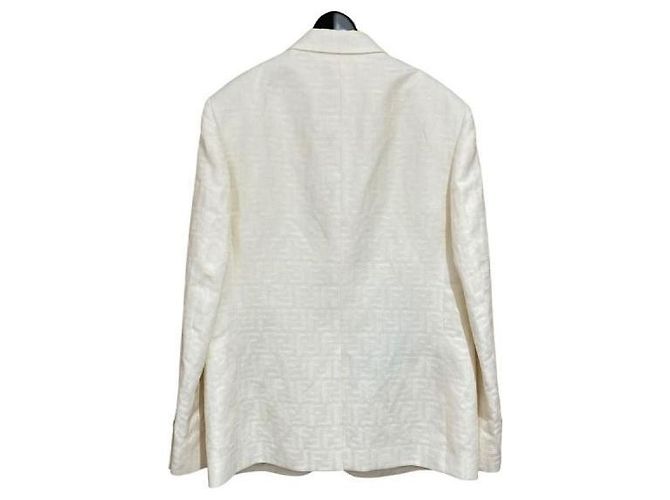 Fendi Blazer aus Baumwolle und Leinen - Ansicht 4