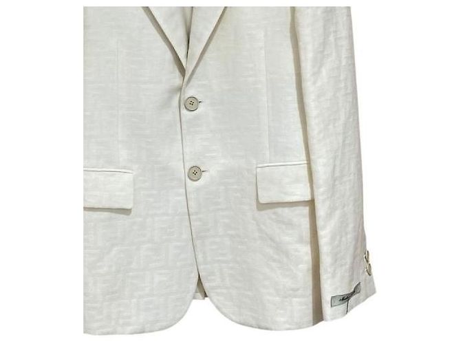 Fendi Blazer aus Baumwolle und Leinen - Ansicht 6