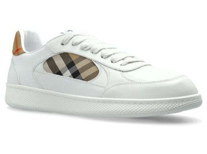 Burberry Leather Check Terrace Sneakers Braun - Ansicht 4