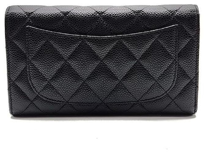 Chanel Caviar Long Wallet Schwarz - Ansicht 3