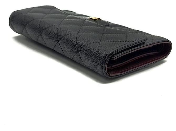 Chanel Caviar Long Wallet Schwarz - Ansicht 4