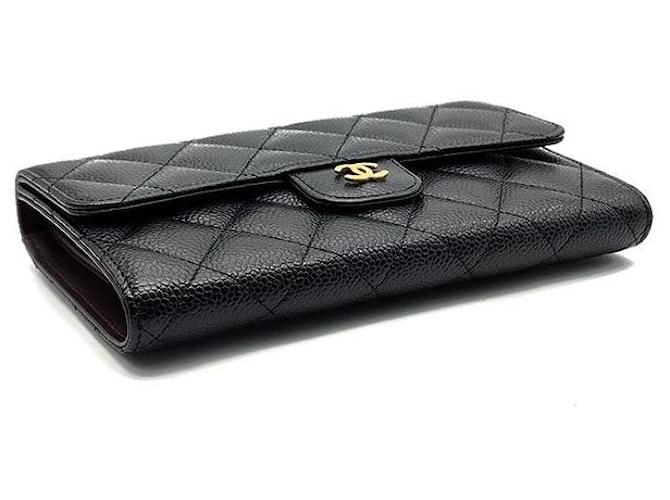 Chanel Caviar Long Wallet Schwarz - Ansicht 5