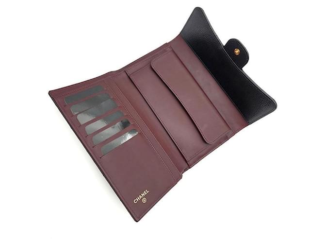 Chanel Caviar Long Wallet Schwarz - Ansicht 6