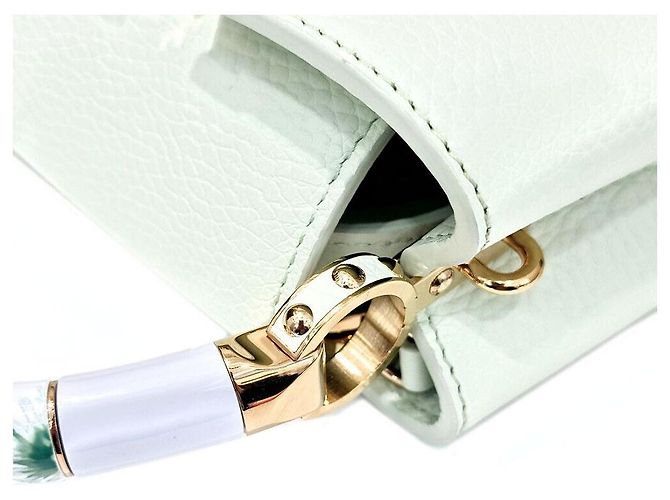Louis Vuitton Capucines Mini Verde - vista 5
