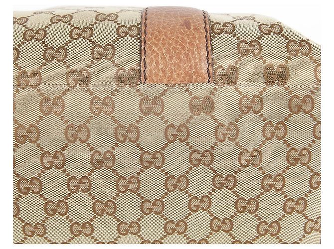 Bamboo Gucci Bolsa Tote com acabamento em couro marrom e decoração de bambu - vista 15